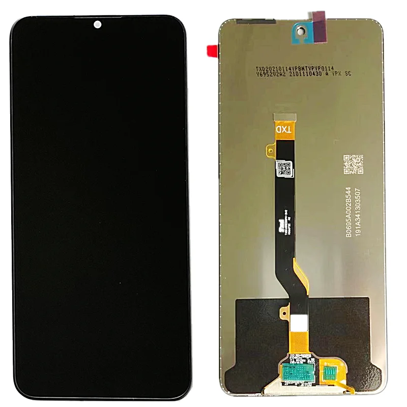 Новый высококачественный ЖК-экран и цифровой преобразователь сенсорного экрана в сборе для Infinix Note 10 X693, черный