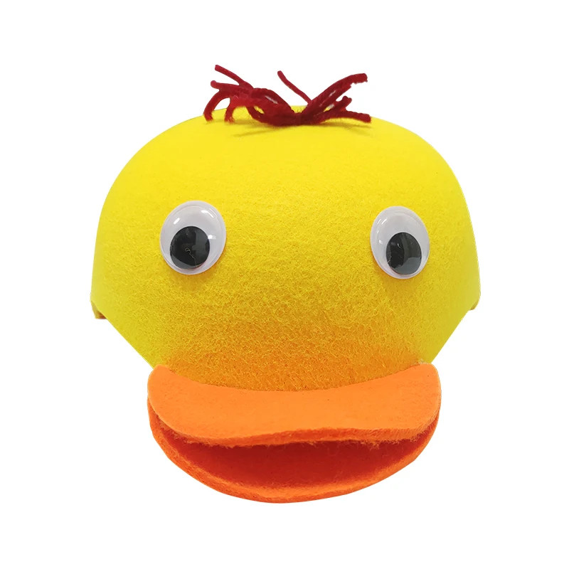 
Party Carnival supplies in stock cute funny felt children piyopiyo logo headdress hat 