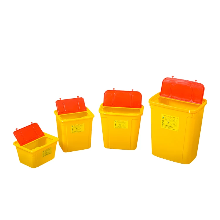 Medical Sharps Square Plastic Waste Storage Box Disposable Blade Needle Sharp Container