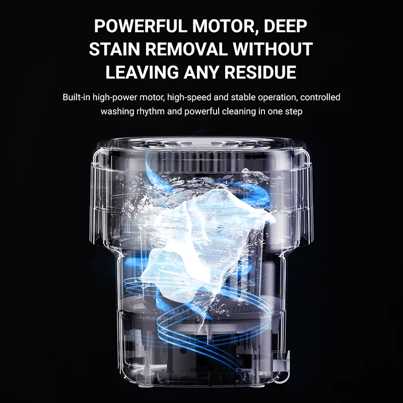 Electric Portable Mini Folding Washing Machine Baby Clothes Underwear and Dryer