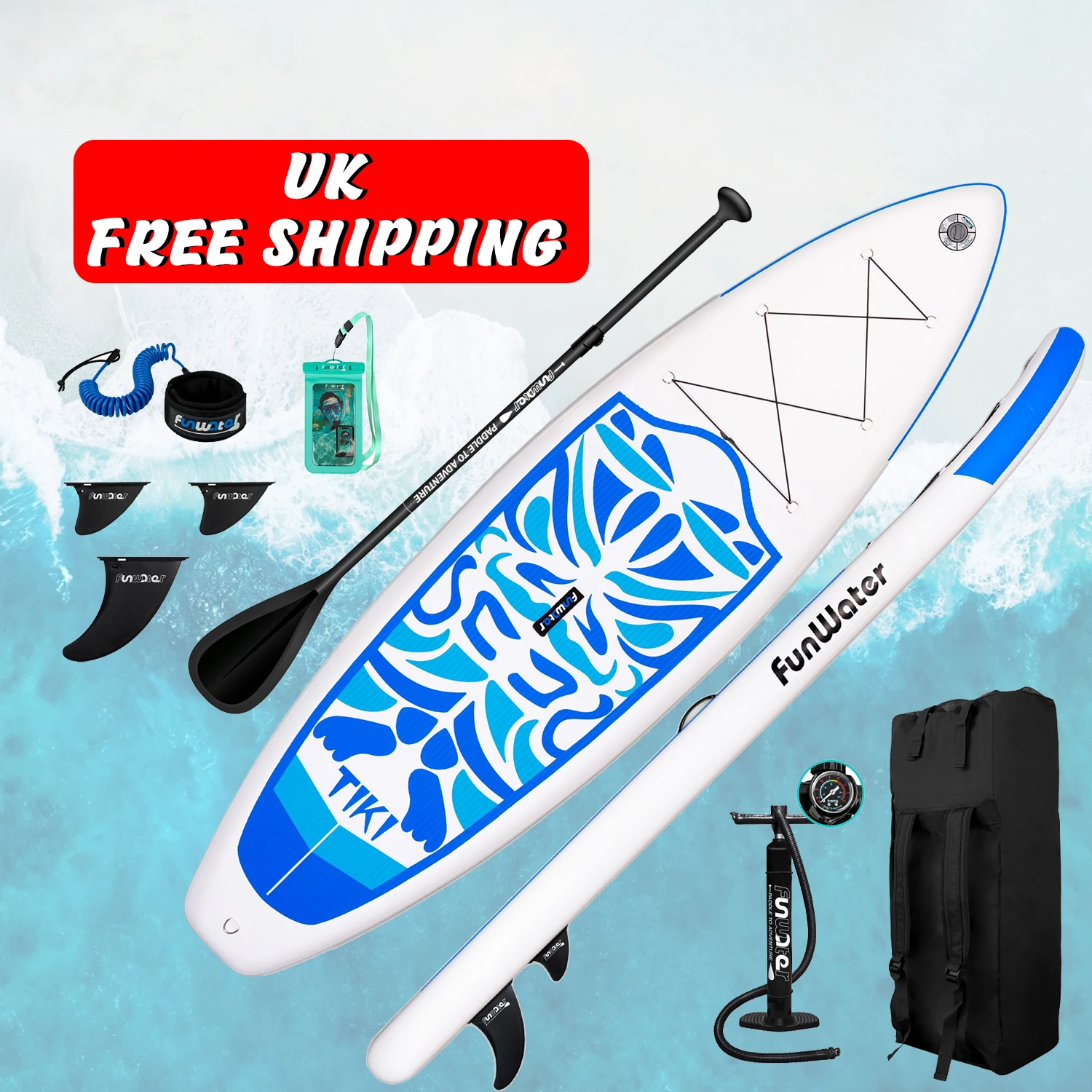UK Free Shipping Dropshipping Factory Supply surfboard stand up paddle board sup inflatable surf board folding sup board