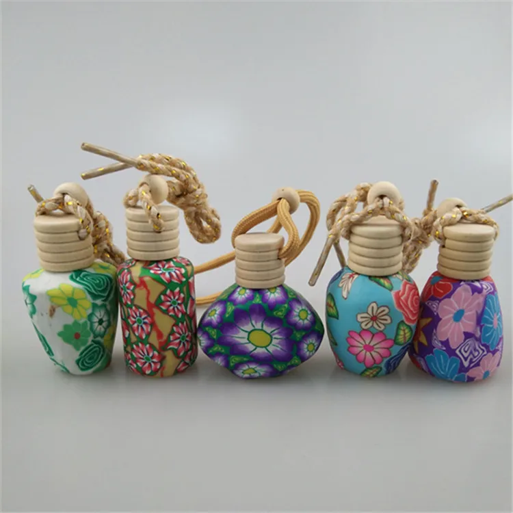 wholesale colourful 15ml aroma car perfume diffuser glass bottle