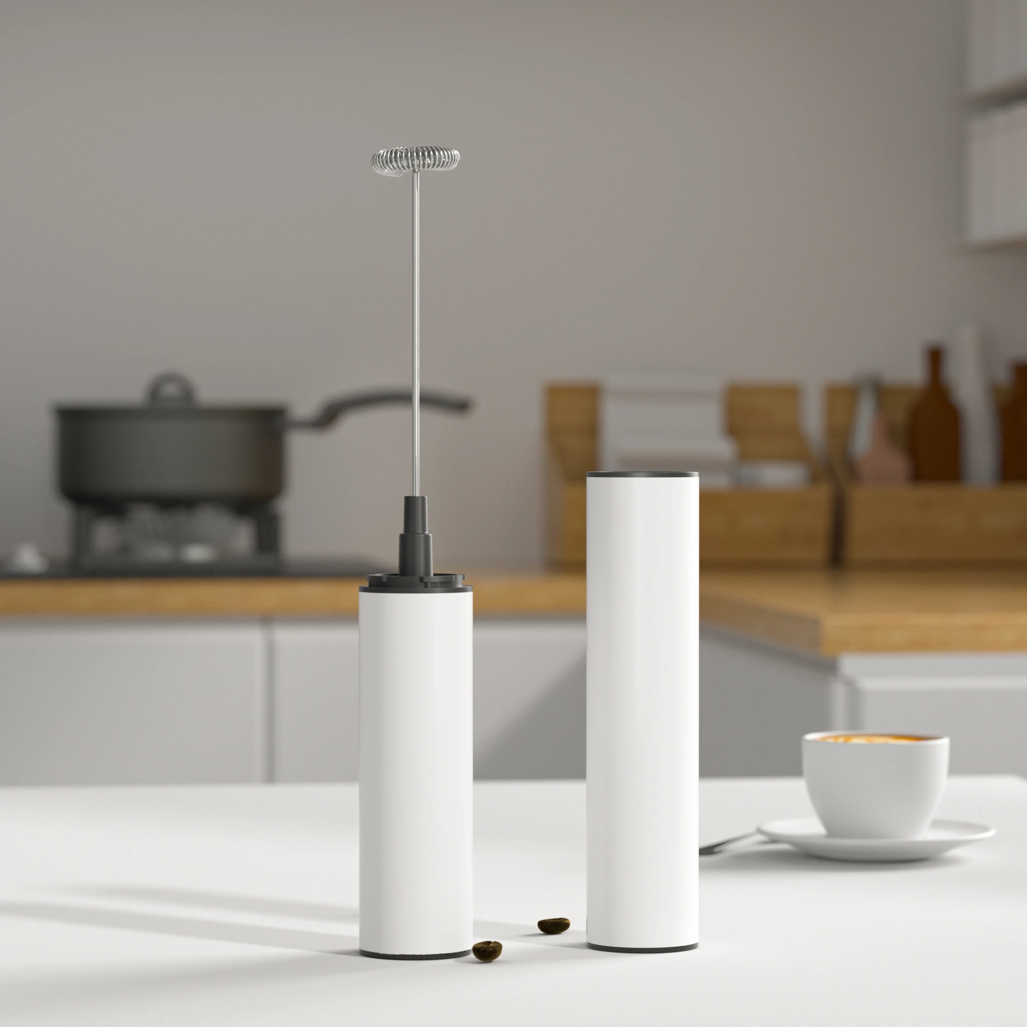 New Arrival automatic electric egg milk frother usb handheld electronic milk frother stainless steel for coffee mixer