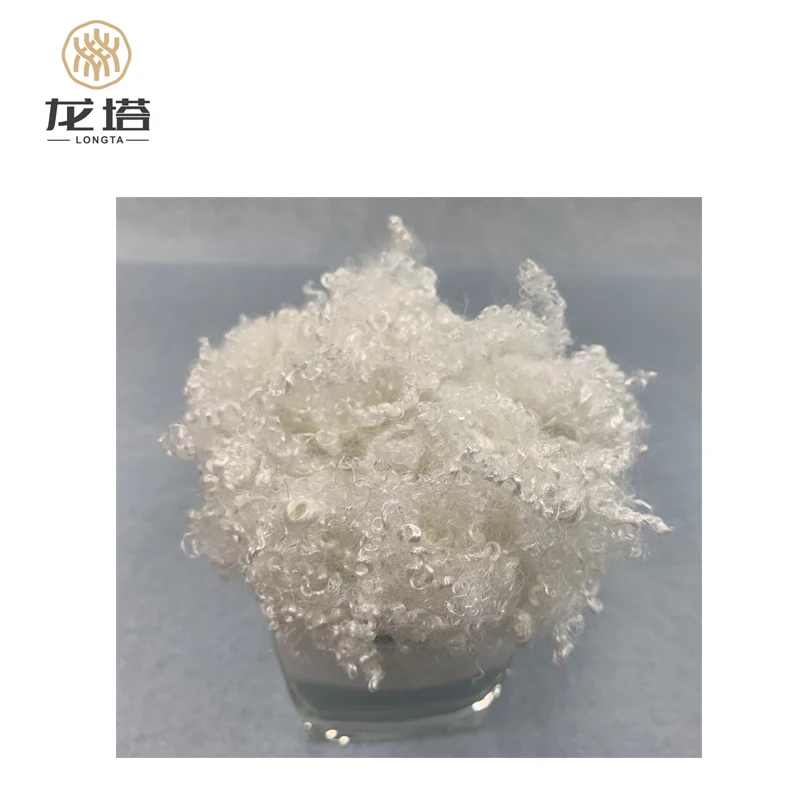 Factory Siliconized Hollow Conjugated Fiber Polyester Filling For Pillows Stuffed Toy Recycled Functional Polyester Staple Fiber