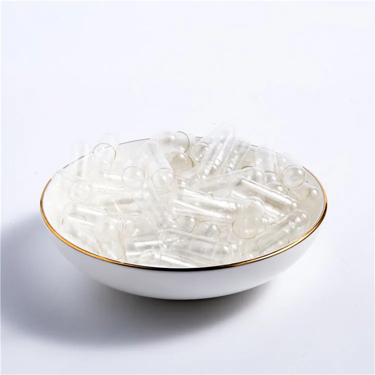 Colonic Enteric Acid-resisting Delayed Release Size 1 Clear Empty Vegetarian Capsules Empty Capsules 00 Clear Capsules