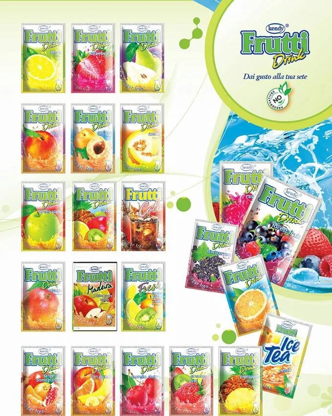 Instant Powder Drink Orange Concentrate Fruit and Vegetable Ice Tea Strawberry Tropical Fruit Beverages Drinks