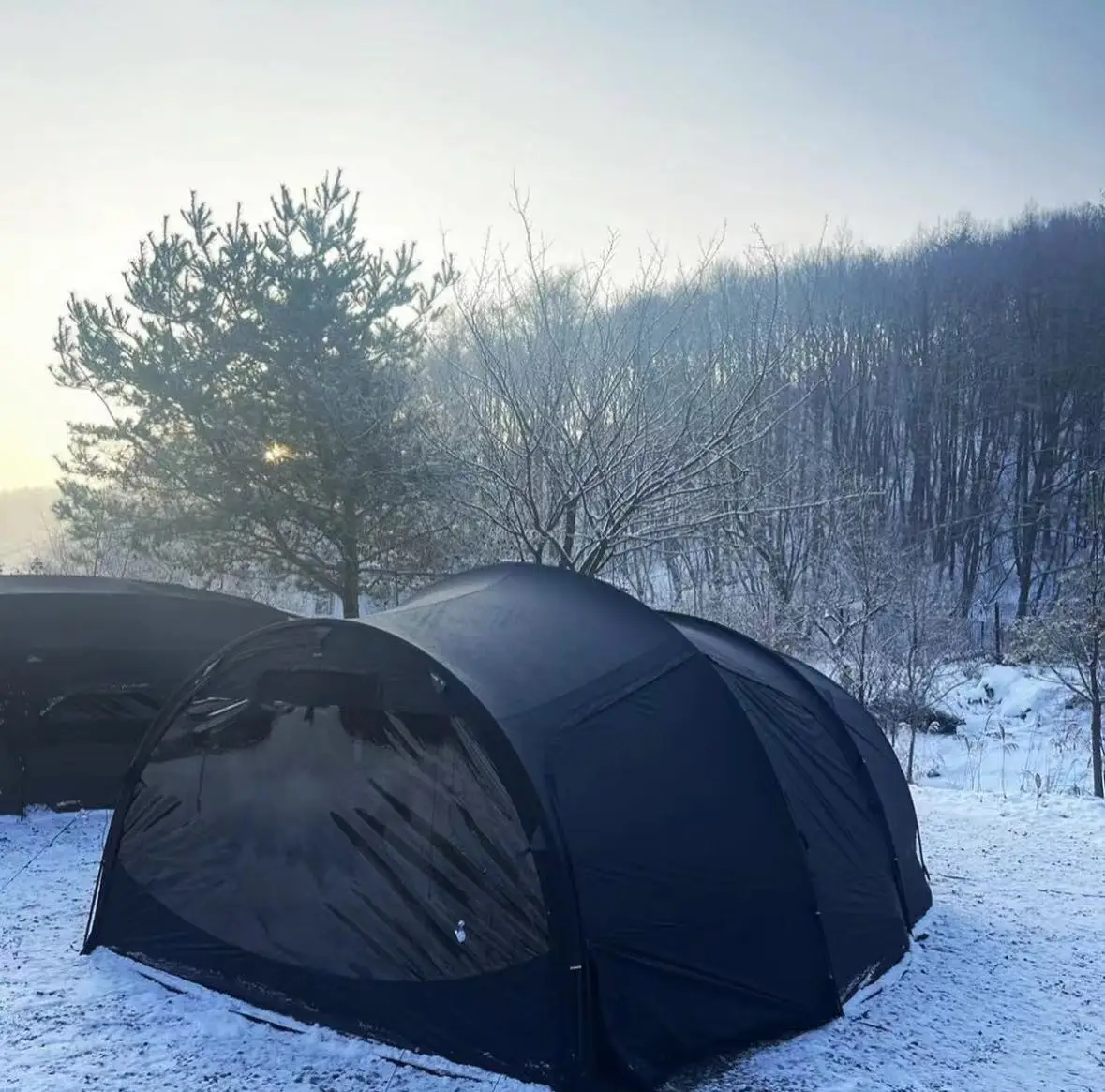 Manufacture 5+ person Tunnel Tent for camping four season suppliers outdoor tent ultralight portable tube tent