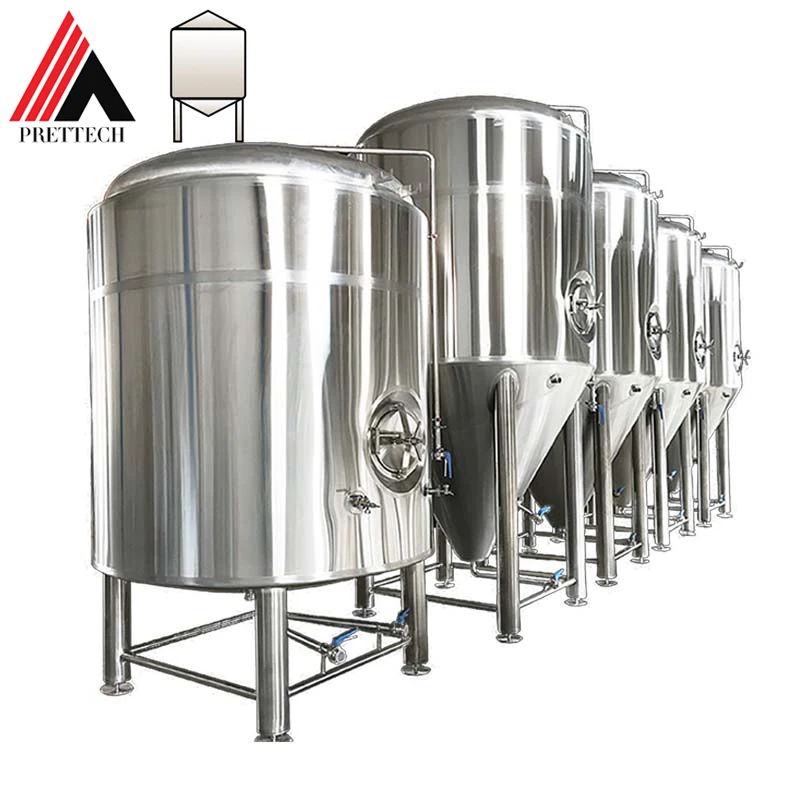 double wall bright Kombucha tank capacity 5000 liters BBT with dimple jacket