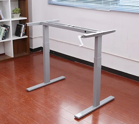 
 Ручной регулируемый по высоте стол для сидения стоячий офисный стол  