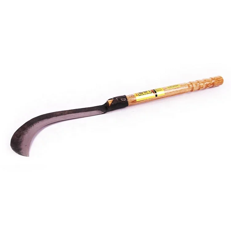 
Handmade Zhuolan Small Size Type Sickle With Wooden Handle 