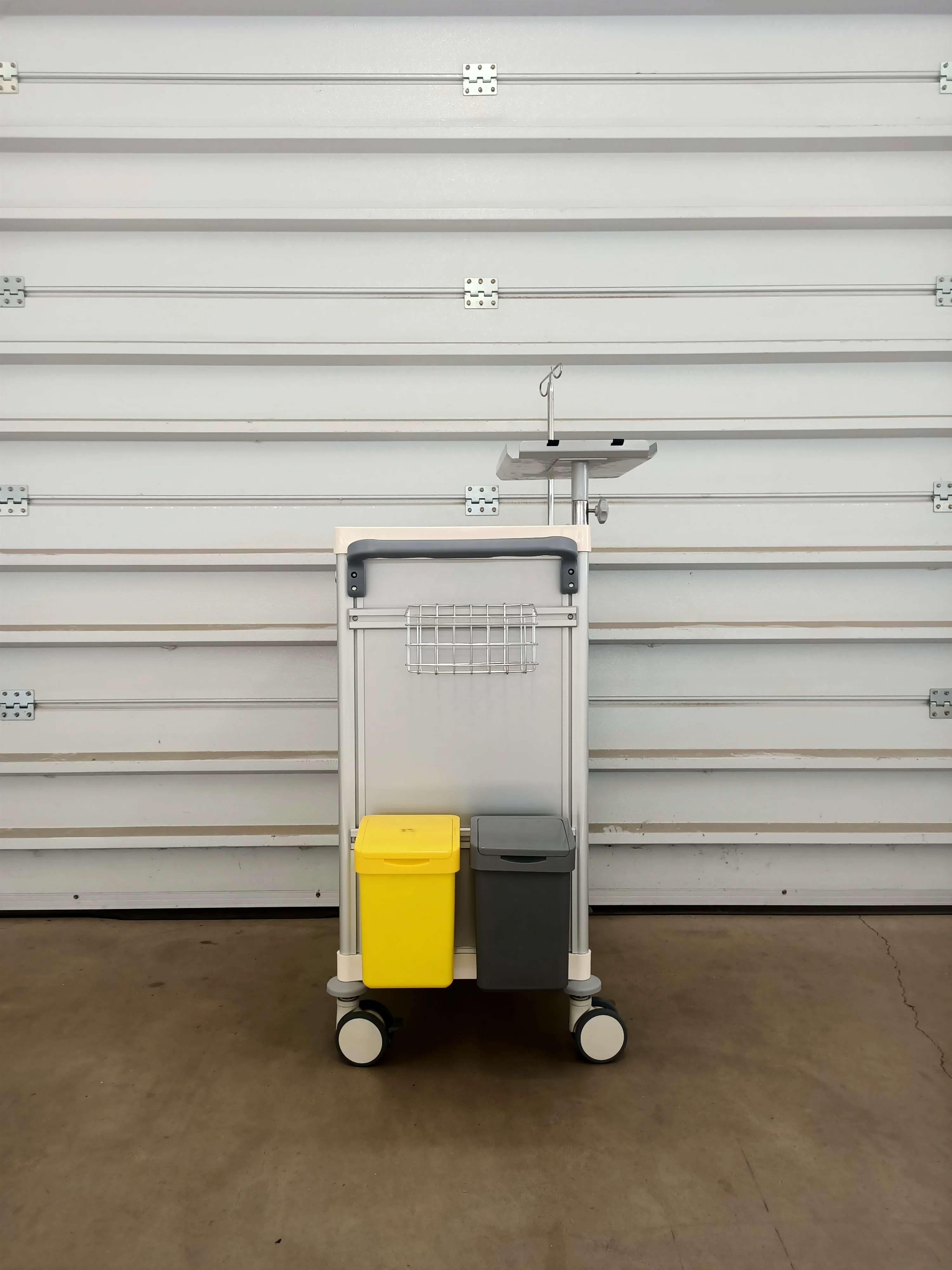 Medical Equipment Medicine Storage Transportation Best price ABS Top Table Customized Rescue Crash Cart Emergency Trolley