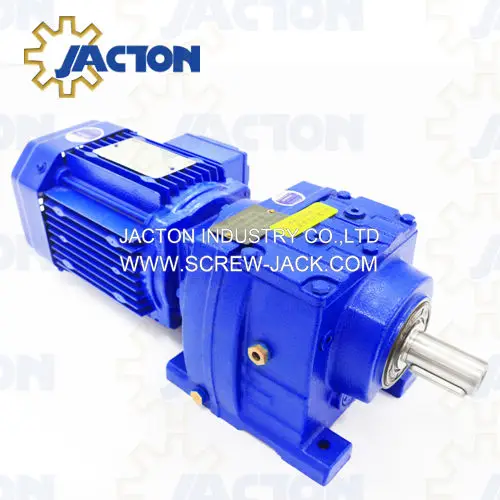 R57 RF57 Rigid Tooth Flank Helical Speed Gearbox Gear Reducer with 220V 380V 400V 415V 440V 480V AC 3-Phase Electric Motor