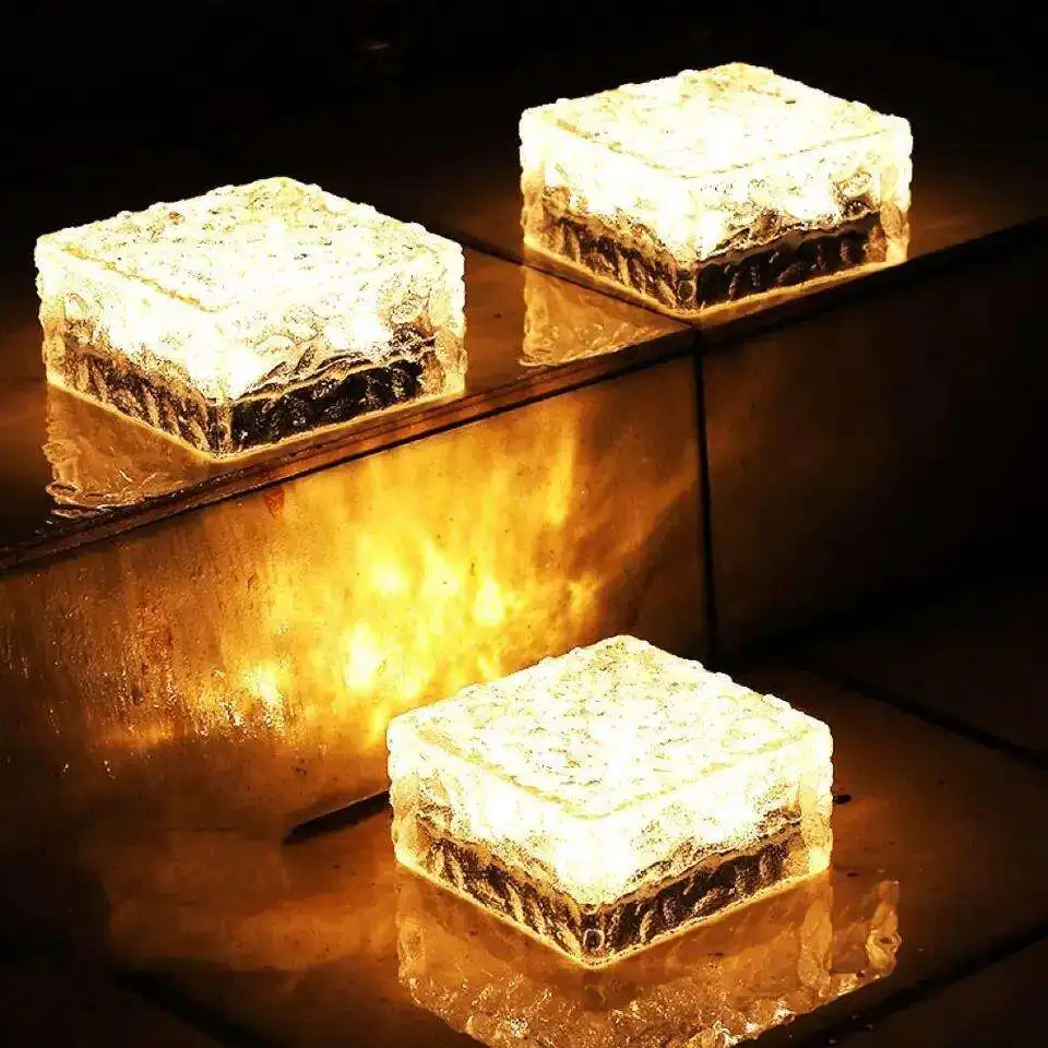 Outdoor courtyard floor tile light garden landscape decoration Solar Outdoor Landscape Light