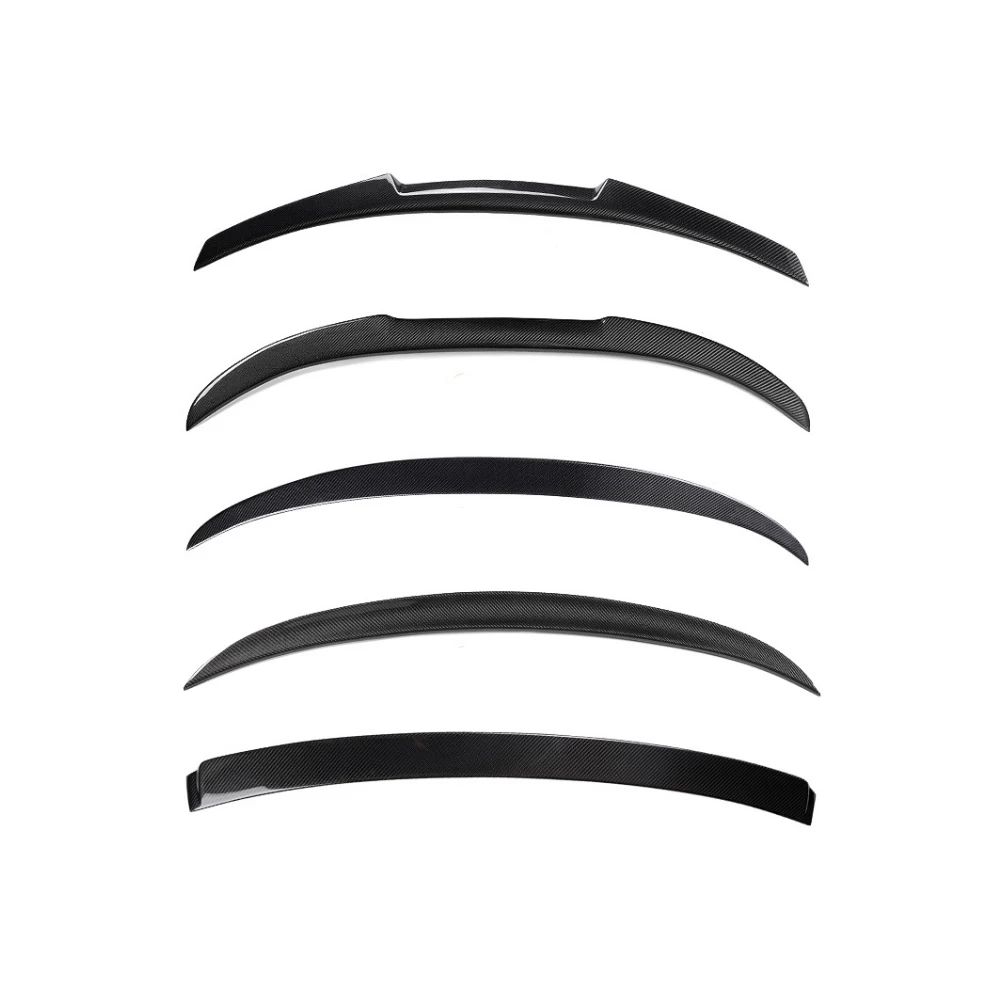 For BMW 3 series F30 F35 2012 2013 2014Plastic ABS glossy black or carbon fiber look MP M-Performance PSM M4 style rear spoiler