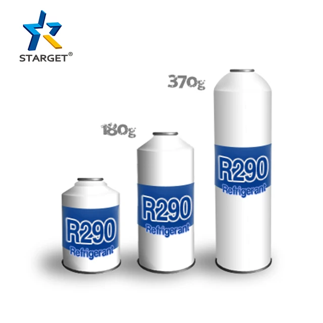High quality R290 refrigerant gas price pure gases