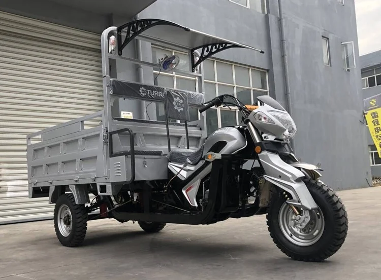 2 Tons Loading Capacity Dump Truck with BOOSTER Three Wheel Motorcycle Motorized Tricycles