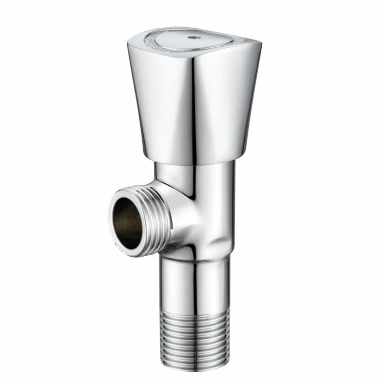 Low Price Brass 2 3 Three Two Double Dual Way Small Quarter Turn Angle-valve Angle Toilet Companion Bidet Sprayer Valve Bathroom