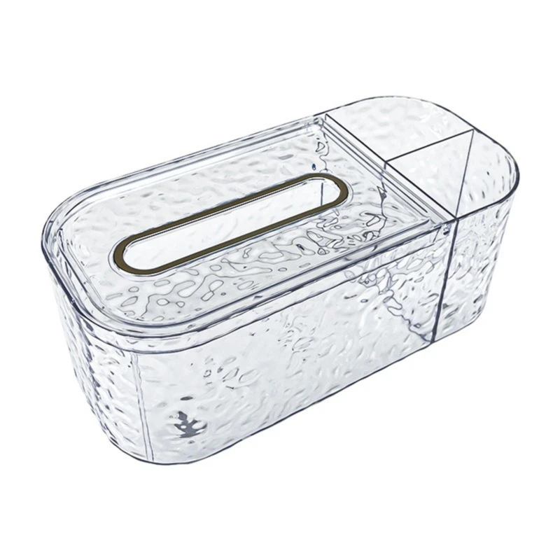 Paper towel box desktop creative light luxury coffee table storage box high value glacier pattern multifunctional household