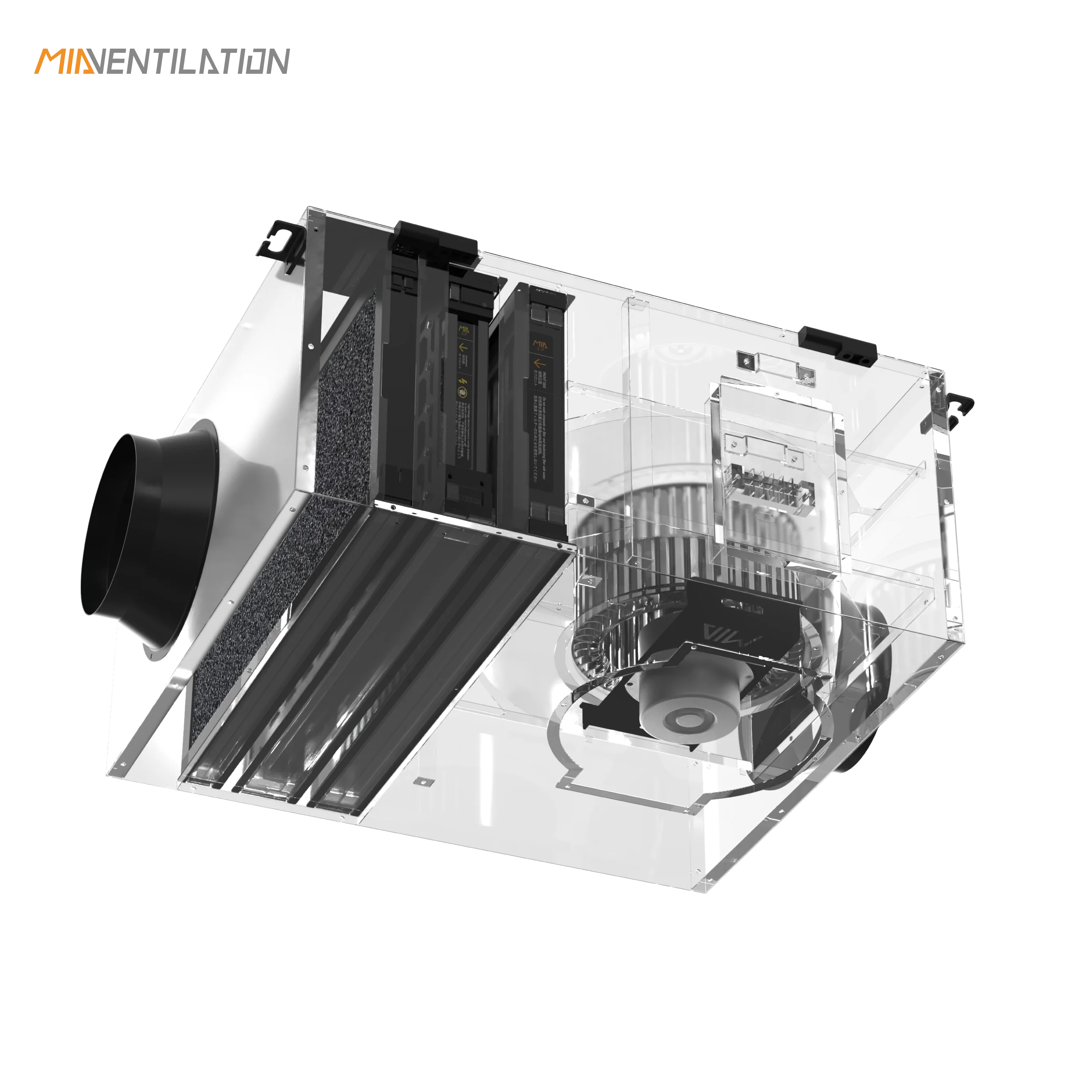 Ideal Ventilation Solution Fresh Air Supply Exhaust Ventilation Duct Fan Box Fan For Office