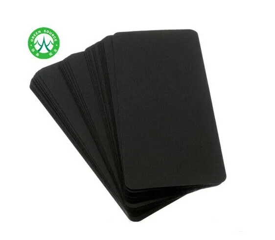 Low Price Solid Paper Black Custom Size Grammage Thick Luxury Black Cardstock Paper for Packaging Box