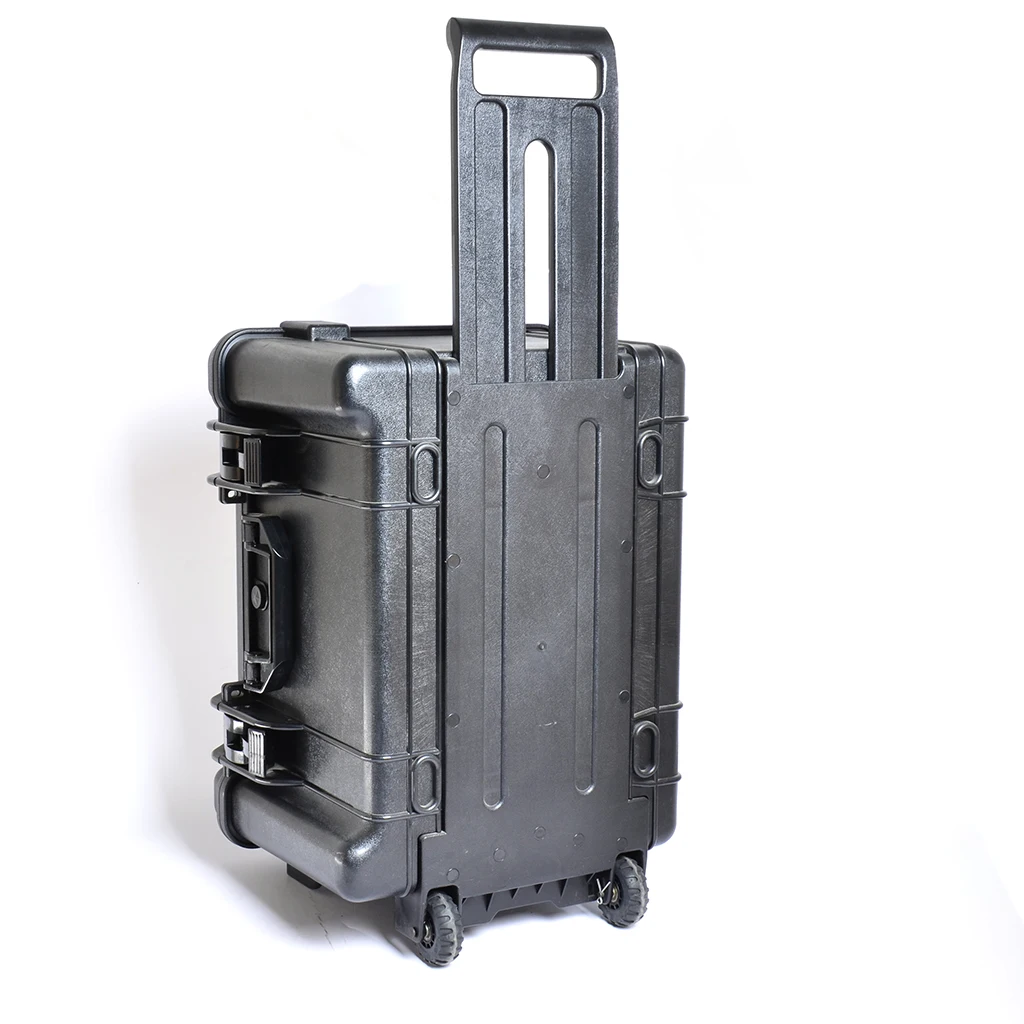 Injection Mold Junction Big ContainerPlastic Folding Box Tool Case Trolley with wheels