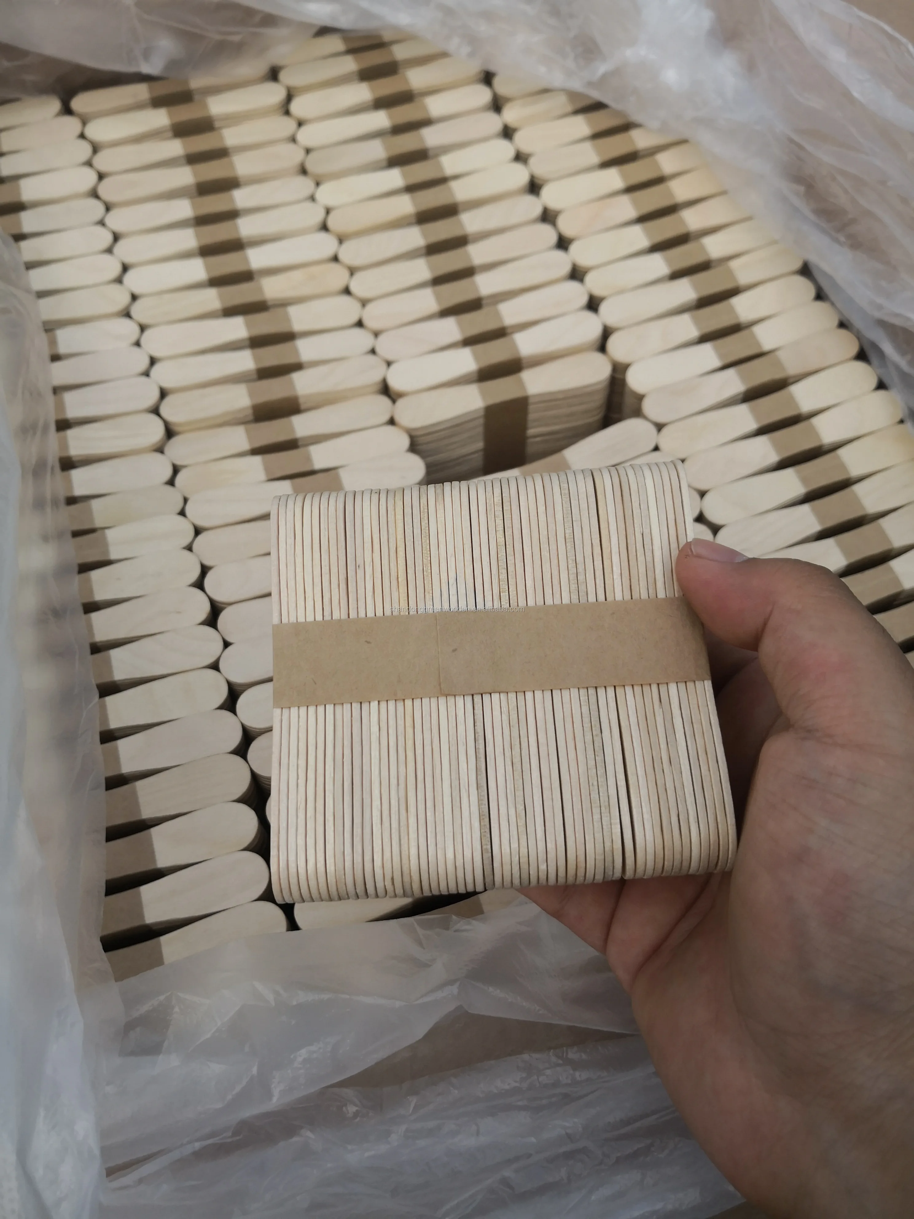 wooden printed popsicle  ice cream sticks