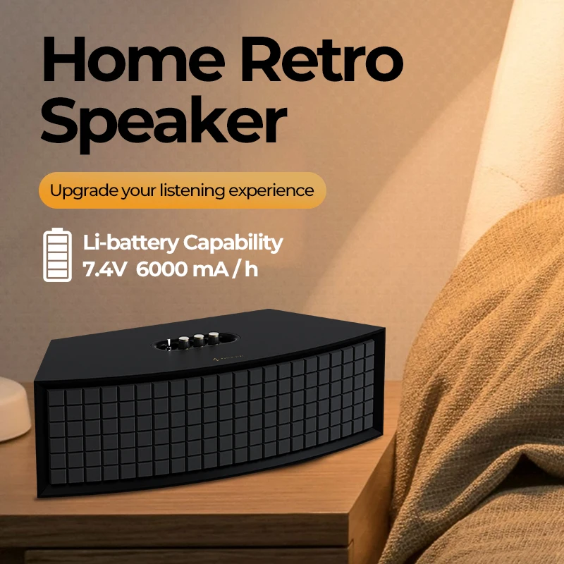 Special Design Unique Simple Modern Bookshelf Speaker for Home Decoration Outdoor Activities Portable Stereo Sound Excellent
