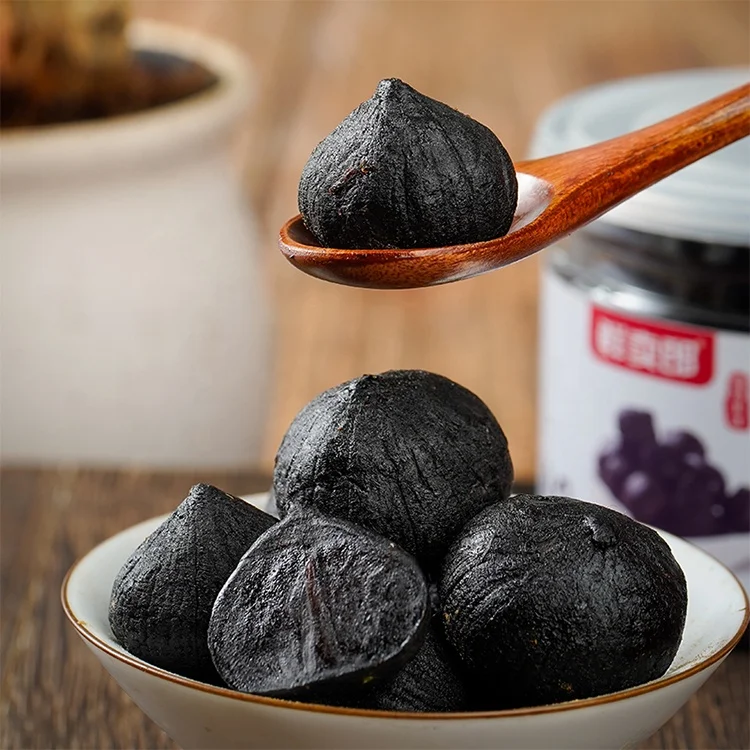 Supplier Fermented black garlic Single Black Garlic