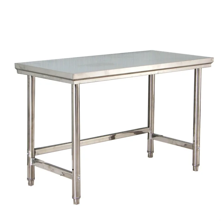 Commercial stainless steel workbench kitchen operating table single-layer vegetable cutting table packing table