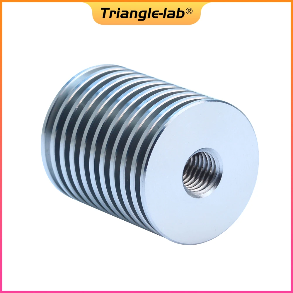 Trianglelab V6DM Heatsink Compatible with V6 heatbreak threaded M7x1mm V6 Heat block FOR VORON 3D Printer CHC Kit CHC Pro