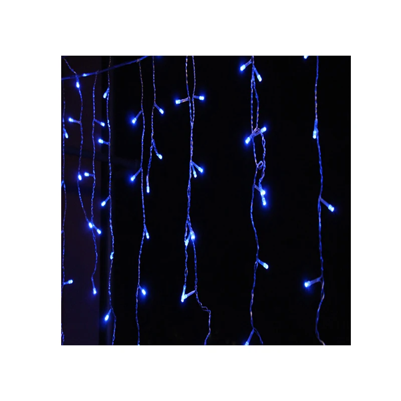 
Waterproof Outdoor Led Curtain Icicle Lights String Cable For Holiday Christmas Decoration 