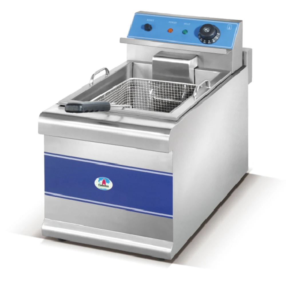 5.5L Commercial Stainless Steel Countertop Electric Deep Fryer for Chicken Chips