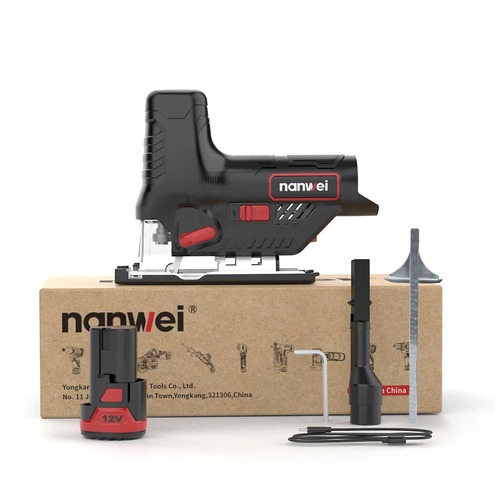 NANWEI cheap price variable speed electric Jig Saw Multifunction rechargeable Hand Jigsaw for wood working