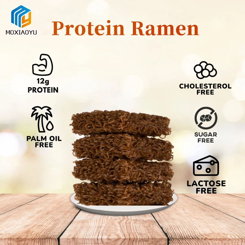 New Arrival Organic High Protein Dry Noodles Meal Replacement Vegetarin Pasta Fast Food Ramen