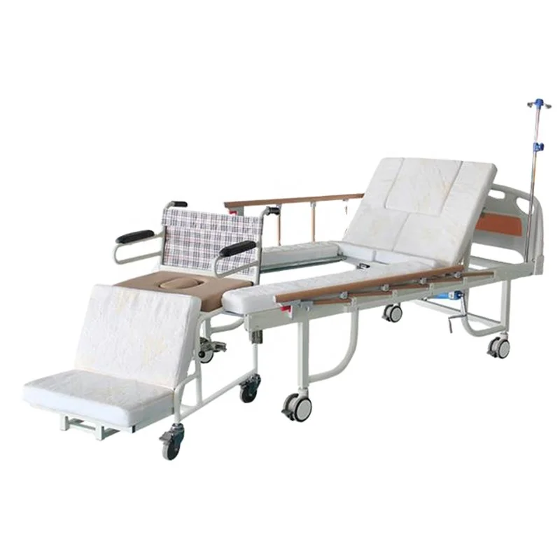 ZT-W04 High Quality Medical ABS Plastic Hospital Manual Medical Nursing Bed For Sale