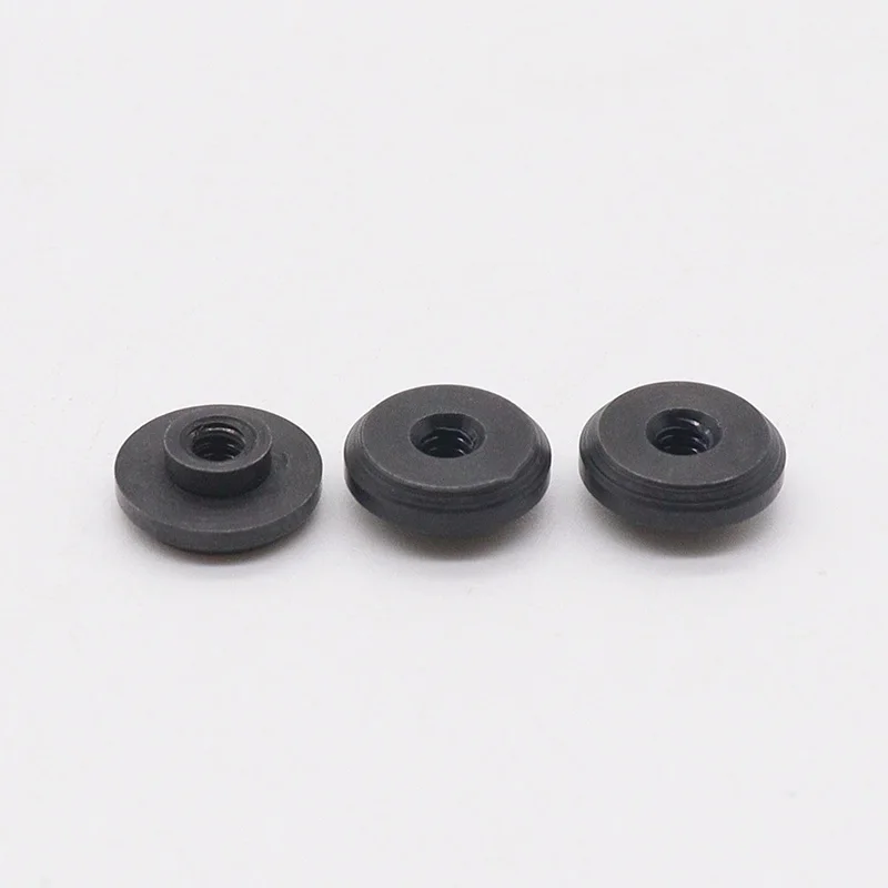 Custom Carbon Steel Black Oxidation Non-Standard Round  T  flat Nut