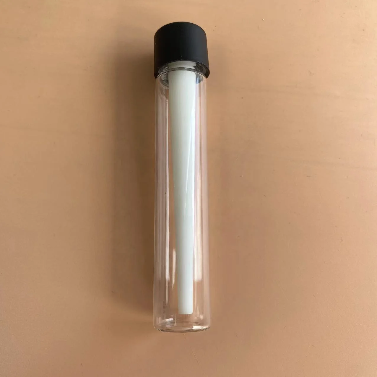 Child Resistant Certified Childproof Bottles Glass Tube With Screw Lid Packaging Glass Bottle for Pre Smell Roll Container