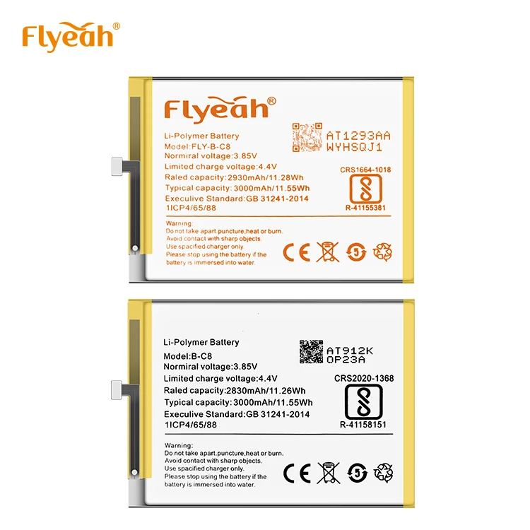 
Wholesale phone accesories battery 2930mAh B-C8 mobile phone battery for VIVO Y69 
