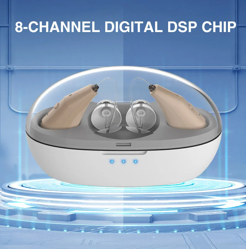 Voraiya G650 Mini Hearing Aid Bte Wireless Products Digital Parts Deaf Rechargeable Manufacturer Amplifier Hearing Aid