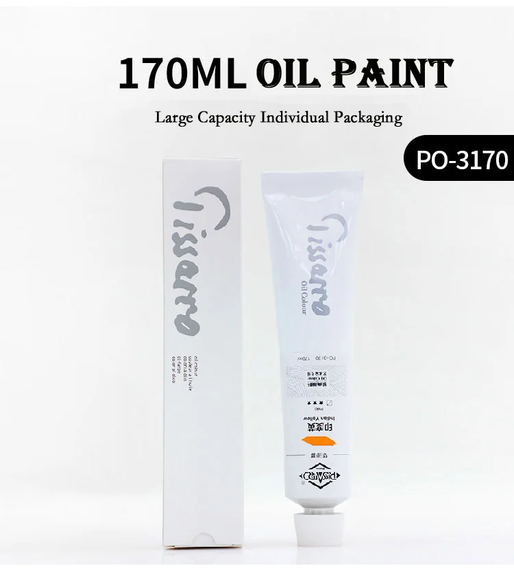 Wintree artist professional aluminium tube oil paint oil color