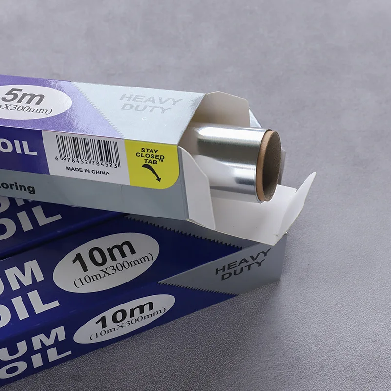 8011-O Food Grade Heat Sealing Induction Aluminium Foil 15 X 15 Sliver Foil Hairdressing Foil Roll