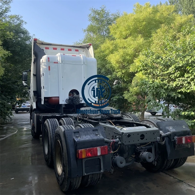 HOWO T7 Used 430HP CNG 6X4 Tractor Tow Euro 5 CNG Truck Hot Sale in Uzbekistan High Proof Long Distance Transport