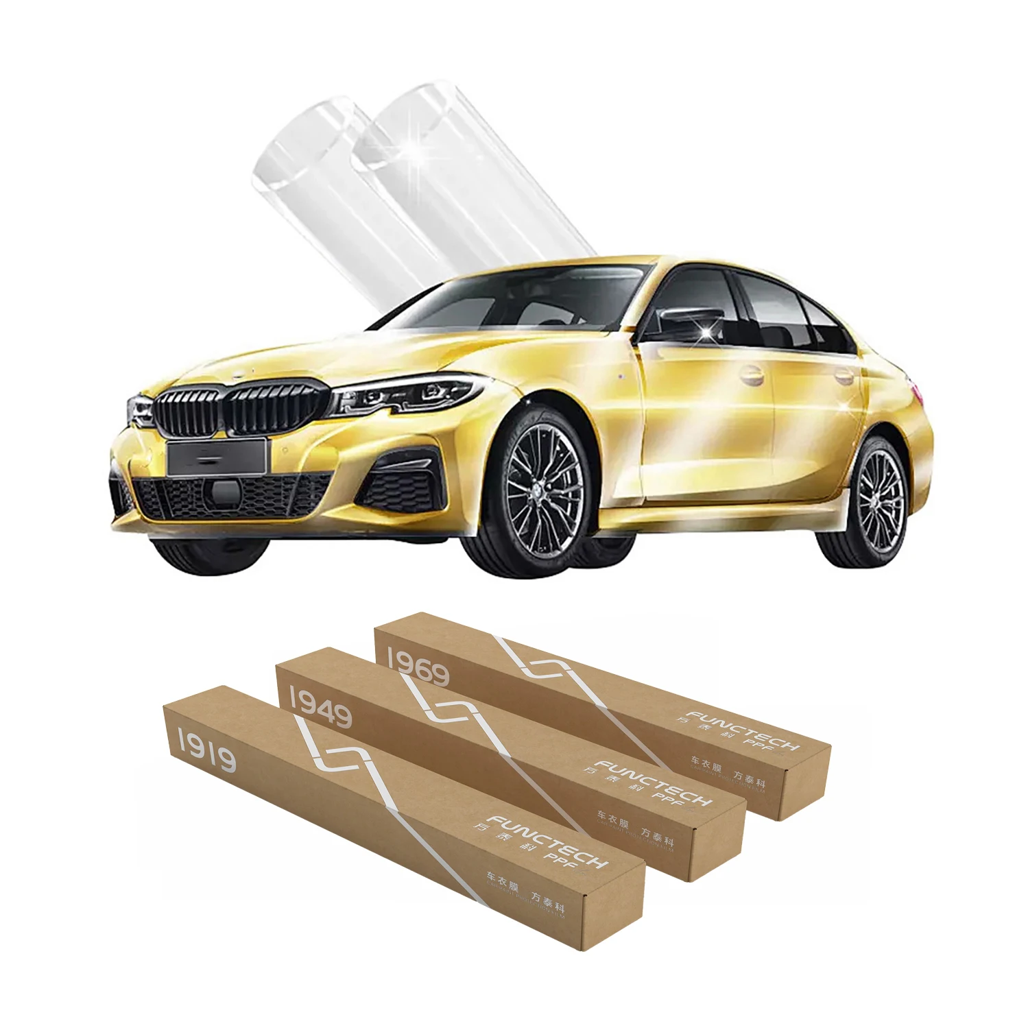 Crystal Clear TPU PPF with High Gloss Finish and Self Adhesive Application for Seamless Installation and Superior Protection