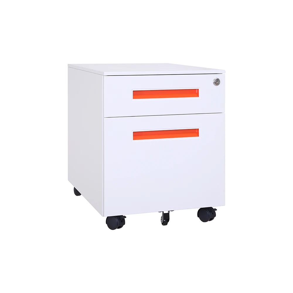 Wholesale office under desk hanging storage 2 drawer file cabinet with wheel
