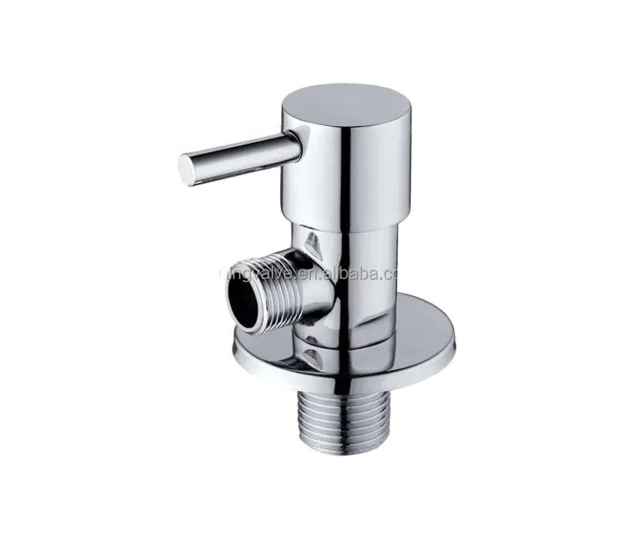 Spain unique design OEM long strength body water stop valve slowly open cartridge angle valve