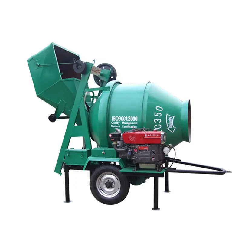 Concrete Mixer Jzc500 Drum Type Tipping Bucket Mixer 500L Fully Automatic Cement Mortar Mixer For Construction Sites