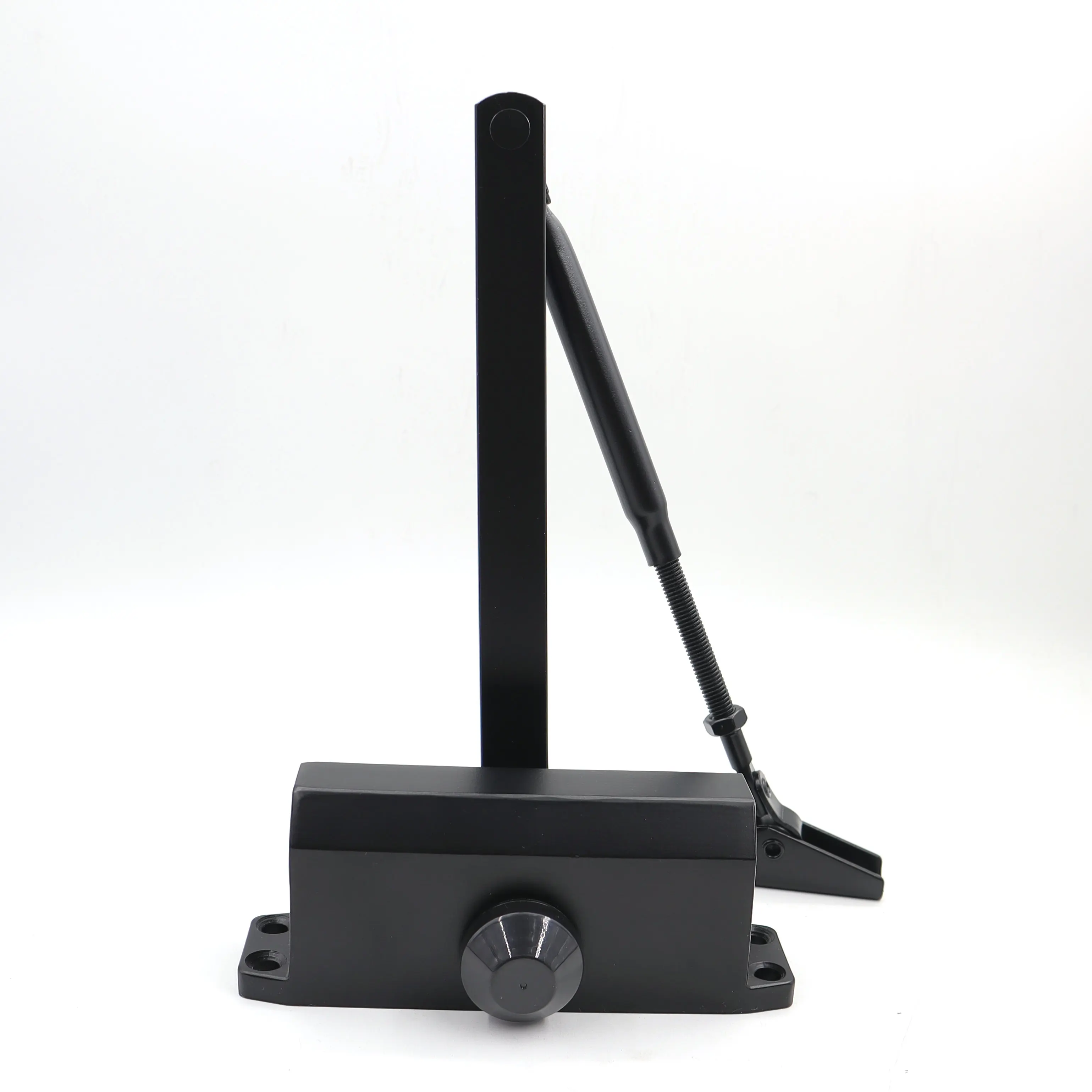 CE Certification Weight Capacity 60-85 Kg Commercial Black Heavy Duty  Glass Door Closer