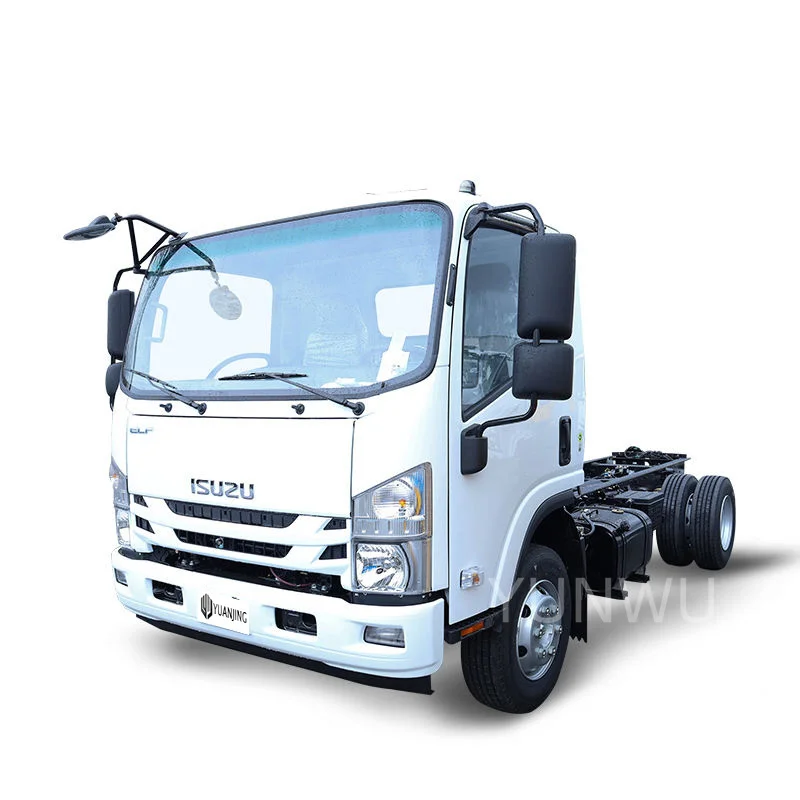 Isuzu NPR 6 тонн, 190 л.с., шасси с кабиной, грузовой грузовик, новый дизельный двигатель мощностью 150 л.с., малое грузовое судно 250 тонн, ручной Размер 4 - 6 л