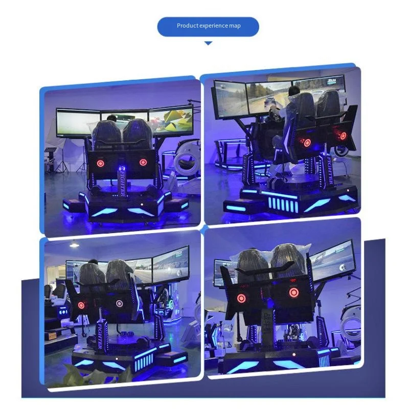 Metaverse 3D Virtual Reality Glasses With HIFI Sound Headphones Watch Movies VR Simulator Game Set Racing Machine