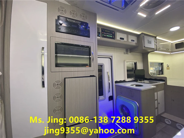 Пользовательский новый дизайн YUEJIN 4x2 роскошный автомобиль для отдыха на колесах/автофургон продажа в саудовской аравии